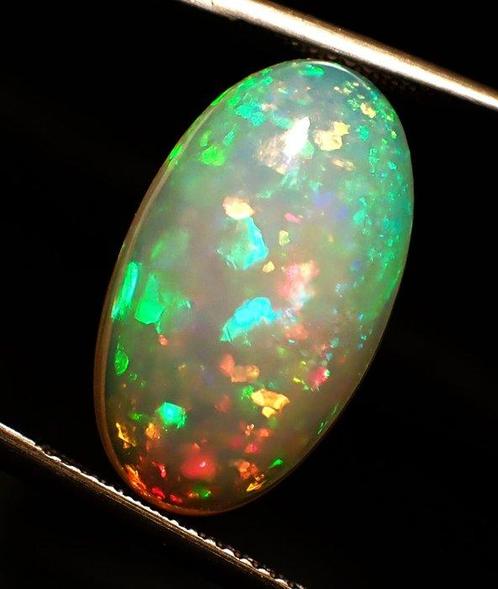 Multicolore Opale - 8.42 ct - Antwerp Laboratory for, Handtassen en Accessoires, Edelstenen