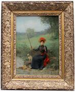 Jules Frédéric Ballavoine (1844-1914) - Beautiful Fisher