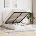 vidaXL Ottoman bed met matras en LEDs 140x200cm kunstleer, Huis en Inrichting, Slaapkamer | Bedden, Verzenden, Nieuw