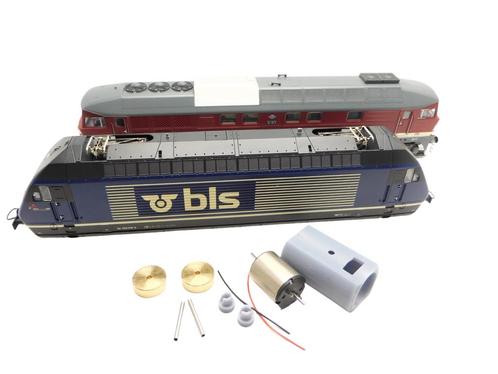 micromotor HR018C motor ombouwset voor Roco BR 101,, Hobby en Vrije tijd, Modeltreinen | H0, Gelijkstroom, Overige typen, Nieuw