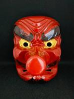 Noh masker - Hout - Tengu-fotos (Zonder Minimumprijs), Antiek en Kunst