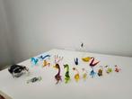 Murano - Miniatuur figuur - Lot of 19 Murano glass animal, Antiek en Kunst