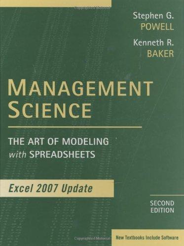 Management Science 9780470393765 Stephen G. Powell, Boeken, Taal | Engels, Gelezen, Verzenden