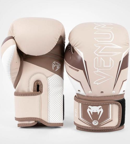 Venum Elite Evo Boxing Gloves Bokshandschoenen Sand, Sport en Fitness, Boksen, Bokshandschoenen, Nieuw, Verzenden