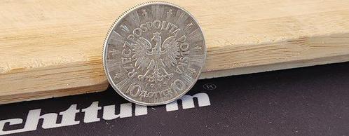 Pologne. 10 zotych 1935 Genera Józef Pisudski -, Postzegels en Munten, Munten | Europa | Niet-Euromunten
