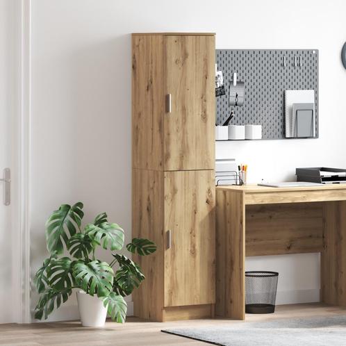 vidaXL Highboard Artisan Eiken 35x39x168 cm Gelaagd Hout, Huis en Inrichting, Kasten | Dressoirs, Nieuw, Verzenden