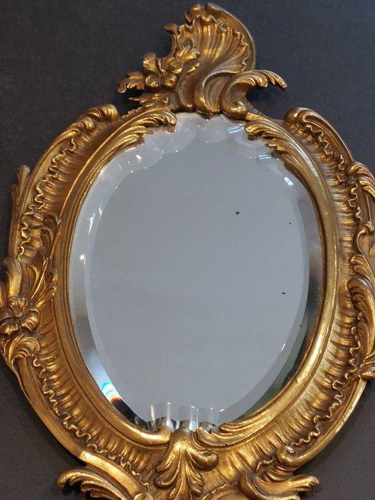 Spiegel - gouden brons, Antiek en Kunst, Curiosa en Brocante