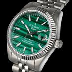 Tecnotempo® - Automatic 100M Malachite - Fluted Limited, Nieuw
