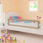 vidaXL Bedhekje peuter 180x42 cm polyester taupe, Kinderen en Baby's, Traphekjes, Verzenden, Nieuw