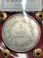 Italië, Voorlopige regering van Lombardije 5 Lire 1848