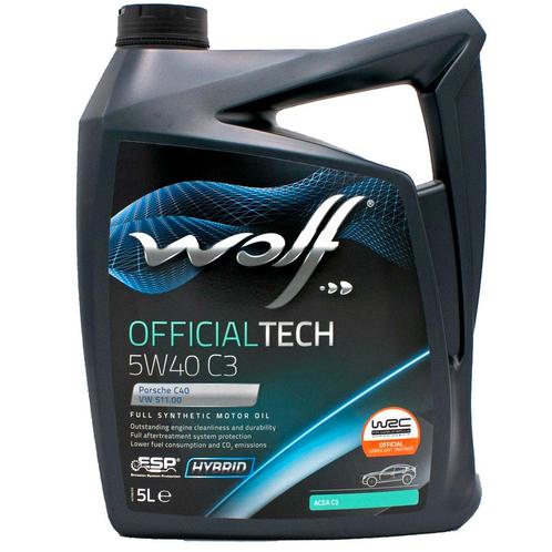 Wolf Officialtech 5W40 C3 Motorolie 5 Liter, Autos : Divers, Produits d'entretien, Enlèvement ou Envoi