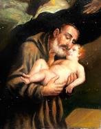 Escuela italiana (XIX) - Saint Felix of Cantalice, Antiek en Kunst