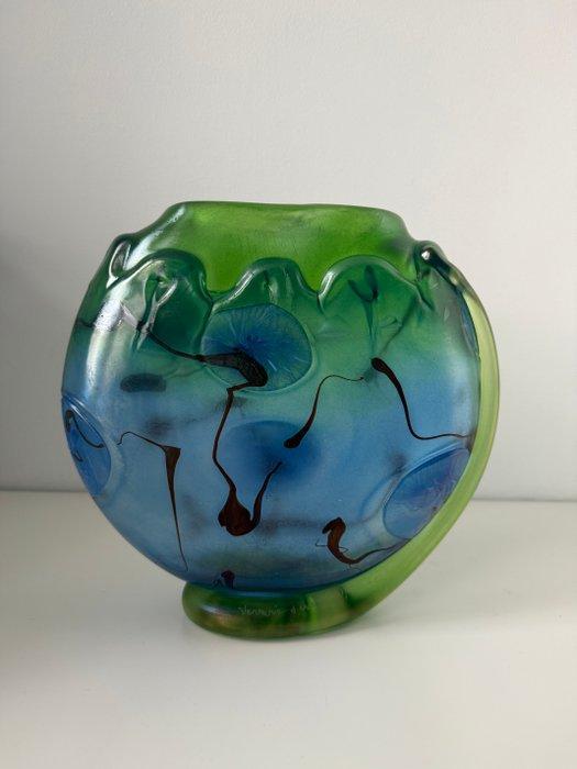 JP Mateus - Vaas (2) - Glas - Set iriserende vazen, Antiek en Kunst, Antiek | Glaswerk en Kristal