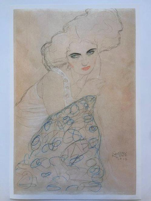 Gustav Klimt (1862-1918), after - Kniestück nach Rechts /, Antiek en Kunst, Antiek | Overige Antiek
