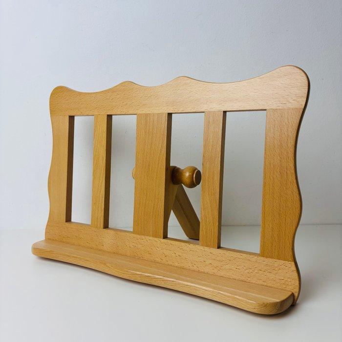 Standaard - Verstelbaar Eik boekenstandaard / boekenhouder -, Antiquités & Art, Curiosités & Brocante