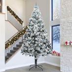 vidaXL Kunstmatige Voorverlichte Kerstboom met Ballenset, Diversen, Kerst, Verzenden, Nieuw