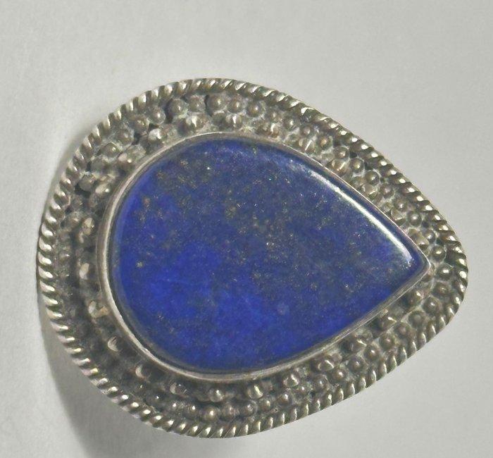Islamitische ring van 925 zilver met Lapis Lazulite uit, Antiek en Kunst, Kunst | Niet-Westerse kunst
