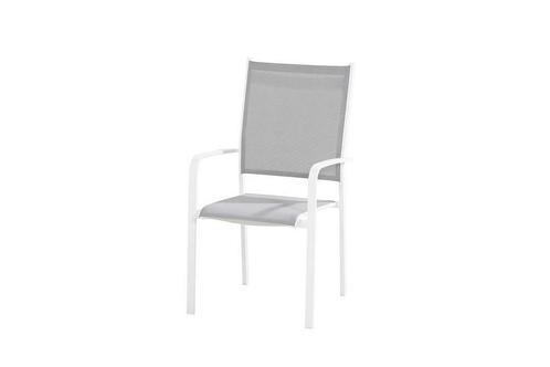 Taste by 4 Seasons Outdoor Tosca stapelbare tuinstoel wit, Tuin en Terras, Tuinsets en Loungesets