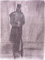 Spotprent over postvrijheid tijdens Eerste Wereldoorlog, Boeken, Verzenden, Nieuw