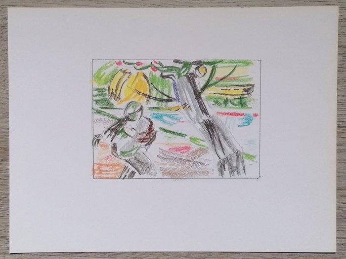 Roy Lichtenstein (1923-1997) - Landcape sketch VI, Antiquités & Art, Antiquités | Autres Antiquités