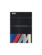 1984 BMW M5 BROCHURE ENGELS, Boeken, Auto's | Folders en Tijdschriften, Nieuw