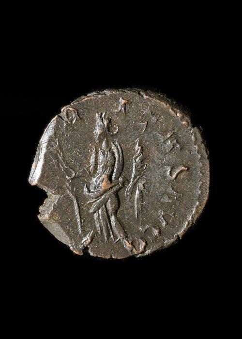 Oud-Romeins Brons Antoninianus van Tetricus I (Zonder, Antiek en Kunst, Antiek | Overige Antiek