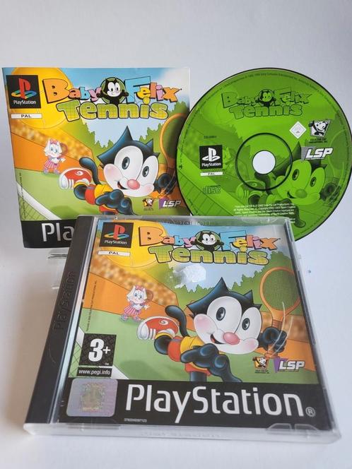 Baby Felix Tennis Playstation 1, Games en Spelcomputers, Games | Sony PlayStation 1, Zo goed als nieuw, Ophalen of Verzenden