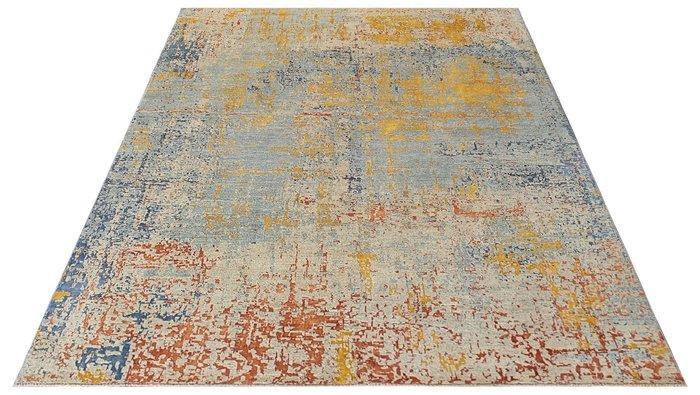 Handgeknüpfter designer-Teppich aus Wolle & Seide – Zeer, Huis en Inrichting, Stoffering | Tapijten en Vloerkleden