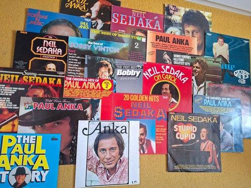 Neil Sedaka, Paul Anka, Bobby Vinton - 21 x albums from 3, Cd's en Dvd's, Vinyl Singles
