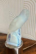 Etling - Figuur - Canari - Opaline glas, Antiquités & Art, Antiquités | Verre & Cristal