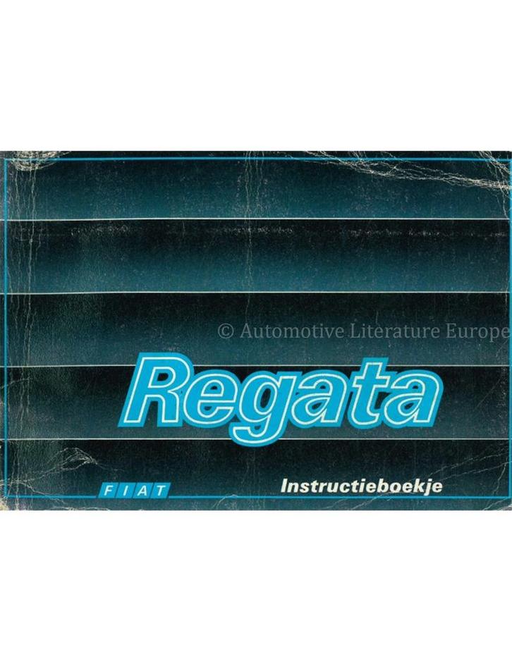 1986 FIAT REGATA INSTRUCTIEBOEKJE NEDERLANDS, Auto diversen, Handleidingen en Instructieboekjes