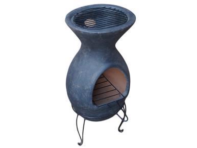 Sol-y-Yo Barbecue terrashaard Acapulco grijs ø46/100 cm, Tuin en Terras, Tuinhaarden, Verzenden