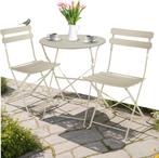 Bistroset - Tuinset 2 persoons - Tuinstoelen met tafel - Crè, Tuin en Terras, Verzenden, Nieuw