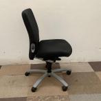 Comforto 77 bureaustoel zonder armleuningen,  zwart - grijs