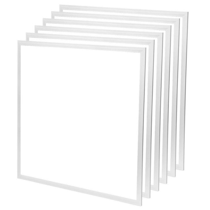 LED Paneel 60x60 6 Pack - Helder Koud Wit 6000K - 36W Inbouw, Huis en Inrichting, Lampen | Plafondlampen, Nieuw, Verzenden
