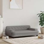 vidaXL Hondenmand 90x53x30 cm kunstleer grijs, Dieren en Toebehoren, Honden-accessoires, Verzenden, Nieuw