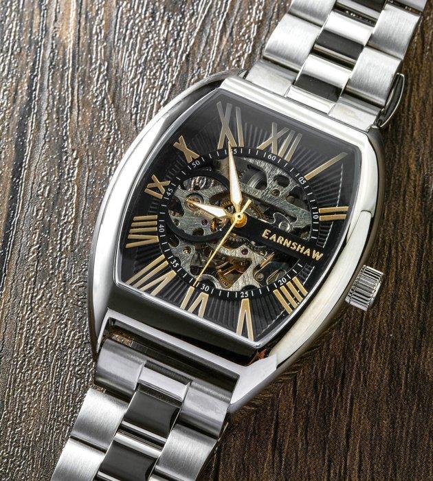Thomas Earnshaw - Automatic - Tonneau - Skeleton - Gold -, Handtassen en Accessoires, Horloges | Heren