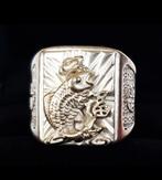 Zonder minimumprijs - Zegelring Zilver - Gelukskruis