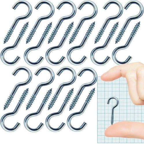 Schroefhaken 40mm - 20 stuks verzinkte uitvoering, Tuin en Terras, Overige Tuin en Terras, Verzenden