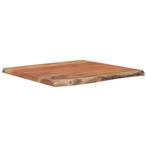 Houten Tafelblad 60x60 Acacia | Vierkant | Tweede Kansje..., Huis en Inrichting, 50 tot 100 cm, Verzenden, Vierkant, Nieuw