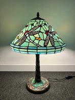 Tafellamp - Dragonfly - Glas in lood - Tiffanystyle H.55cm!, Antiek en Kunst