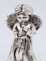 Beeldje - Candeliere - zilver gelamineerd, Antiek en Kunst