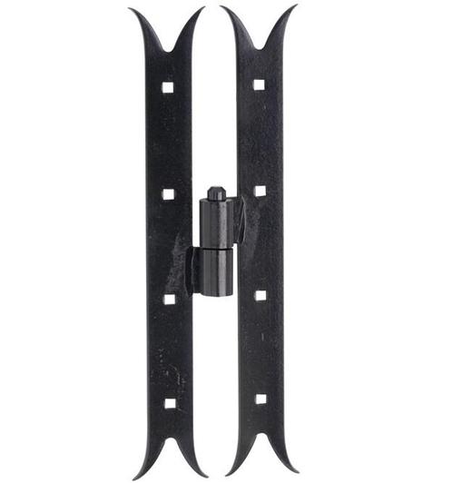 Paumelle Zwaluw DIN links 350mm ijzer zwart, Doe-het-zelf en Bouw, Hang- en Sluitwerk, Klink of Kruk, Nieuw, Overige materialen