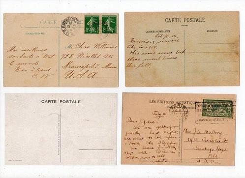 France - Première Guerre mondiale, châteaux, villes de, Verzamelen, Postkaarten | Buitenland