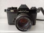 Asahi, Pentax ES + Spotmatic + 4x M42 lenzen + acc. |, Audio, Tv en Foto, Fotocamera's Analoog, Nieuw