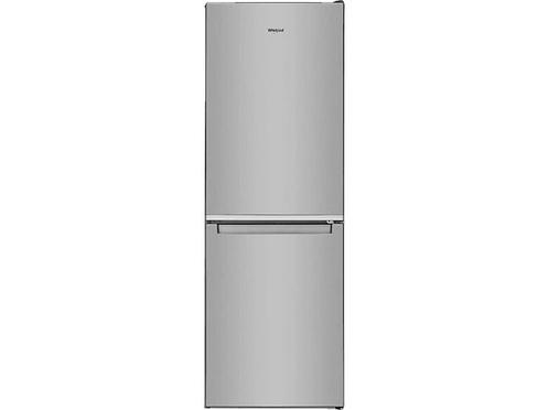 Whirlpool -  Koelkast Met Diepvries E  - Grijs, Elektronische apparatuur, Koelkasten en IJskasten, 200 liter of meer, Nieuw, Met aparte vriezer