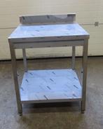 RVS Tafel, Werktafel B70,5 x D70 x H85,5cm met, Nieuw in verpakking