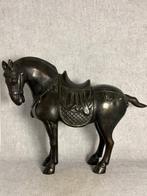 Tang-Stijl paard 40 cm / 5 kg - Brons - Eind 20e eeuw, Antiek en Kunst