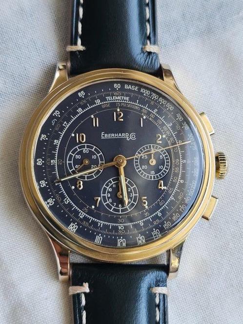 Eberhard & Co. - Cronograph Magie Noire - REF. 34006 0774 -, Handtassen en Accessoires, Horloges | Heren