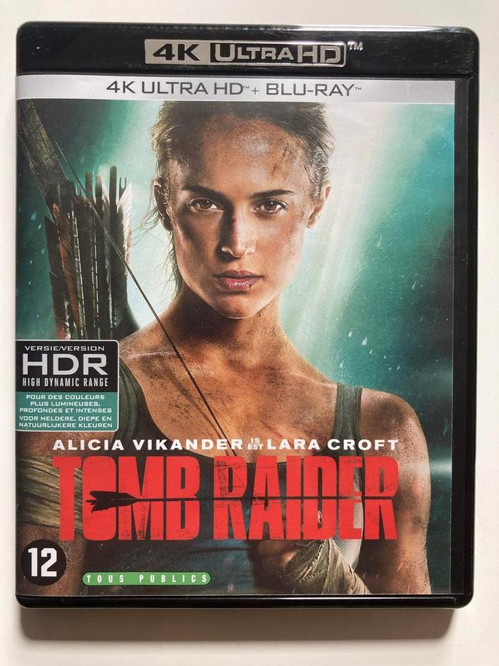 TOMB RAIDER (4K ULTRA HD + BLURAY), Cd's en Dvd's, Blu-ray, Gebruikt